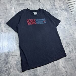 Vintage Y2K Colored Nike Hoops Basketball T-Shirt Size XL